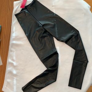 Womens commando faux leather leggings